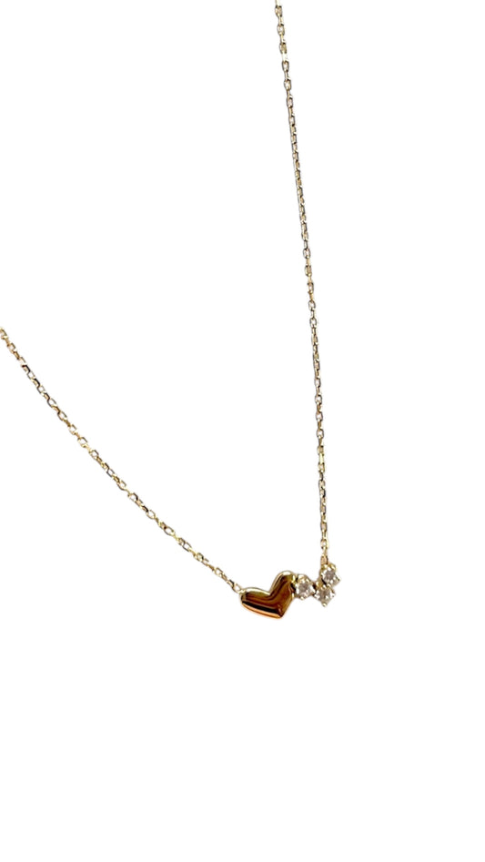 Collier Double hearts